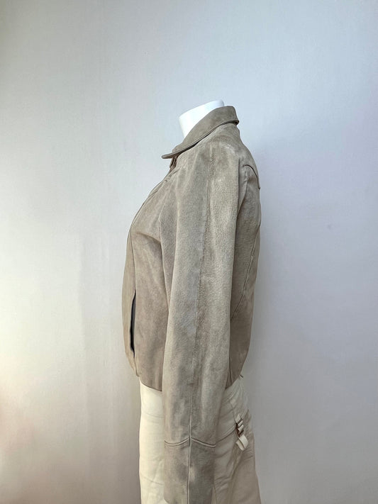 Beige Suede Jacket
