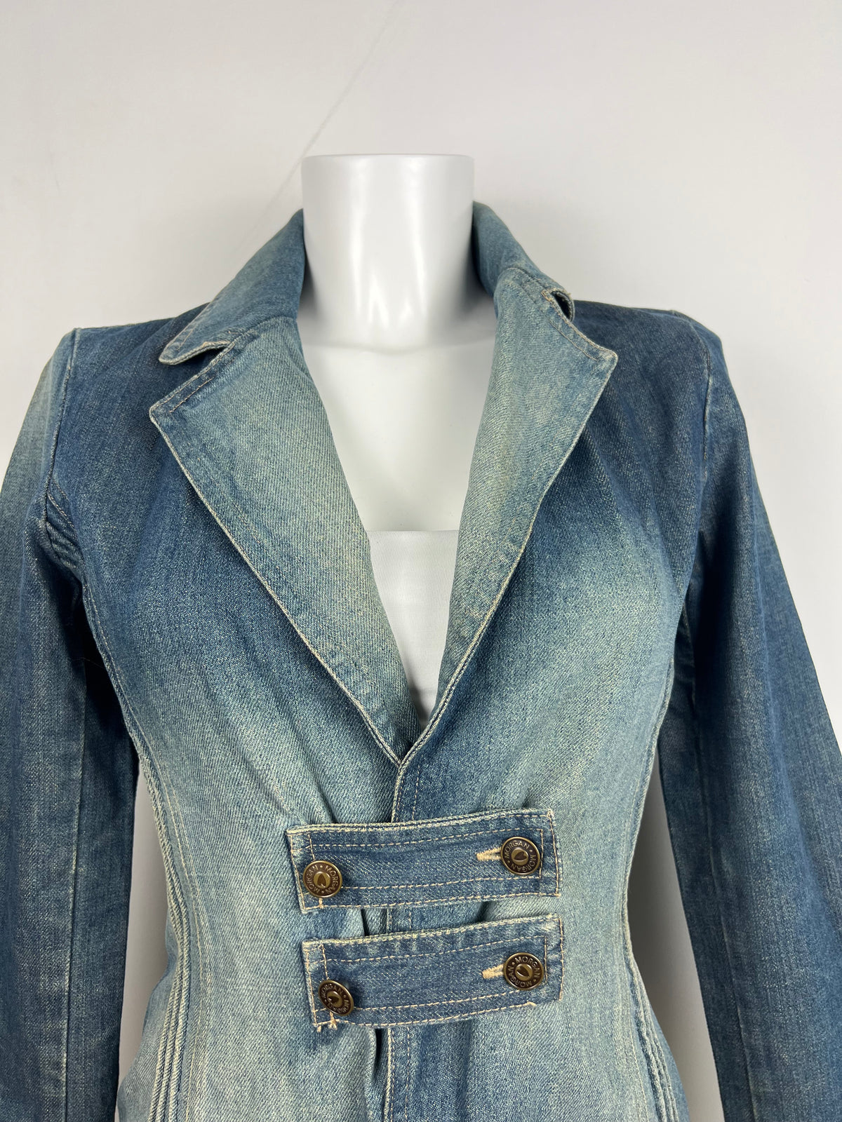 Blue Denim Blazer Jacket