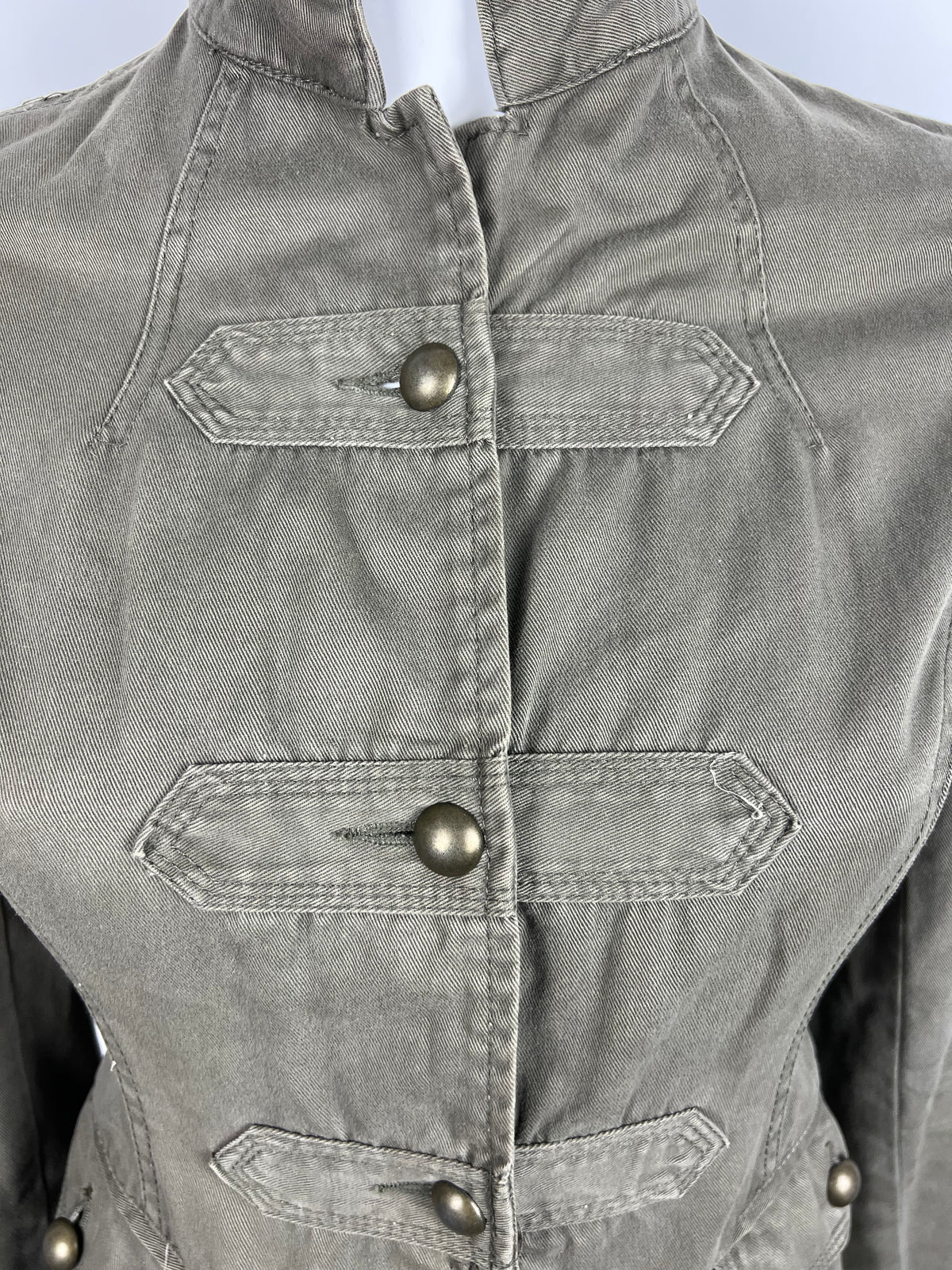 Khaki Military Style Jacket