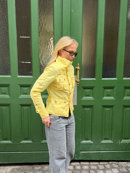 Yellow Multi-Pocket Jacket