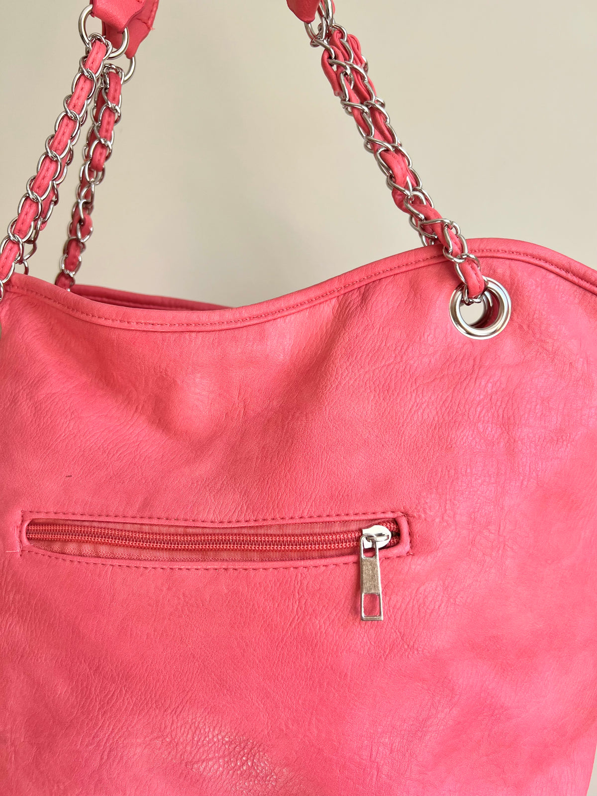 Pink Star Detail Shoulder Bag