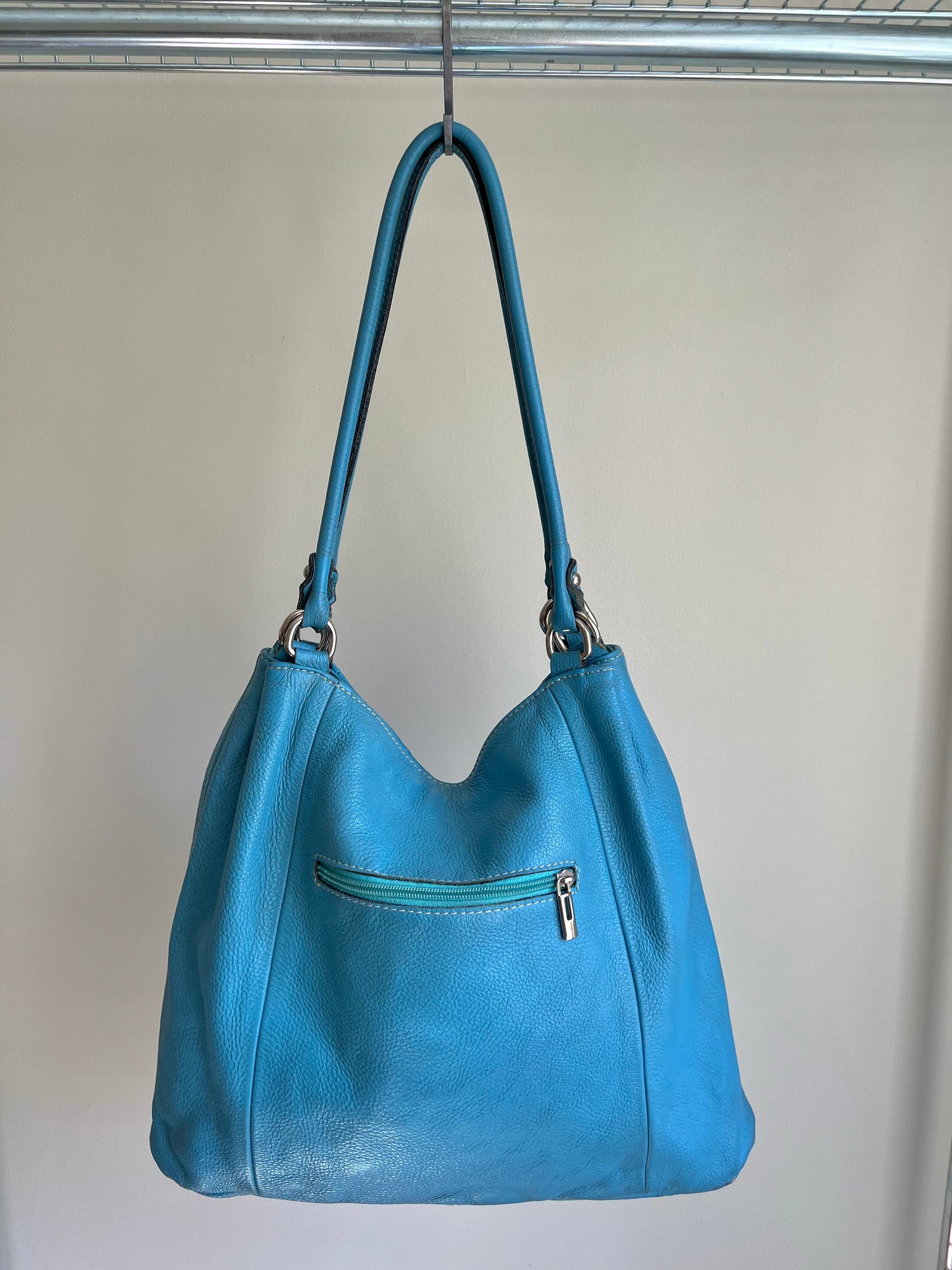 Turquoise Hobo Shoulder Bag