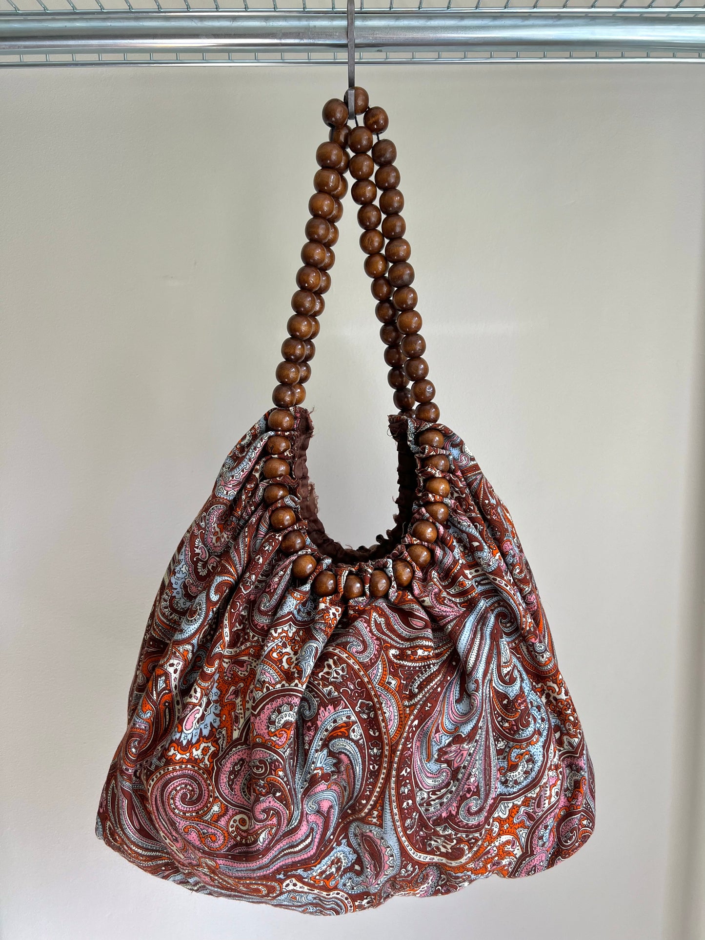 Paisley Beaded Shoulder Bag