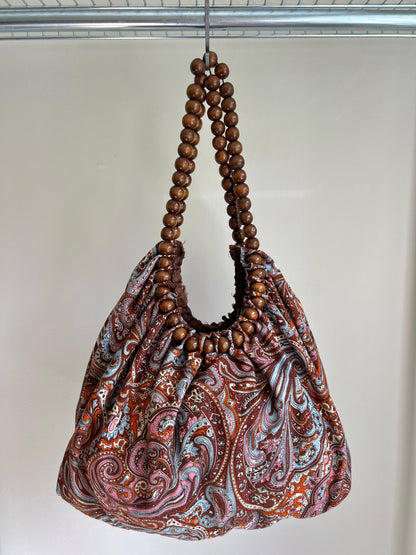 Paisley Beaded Shoulder Bag