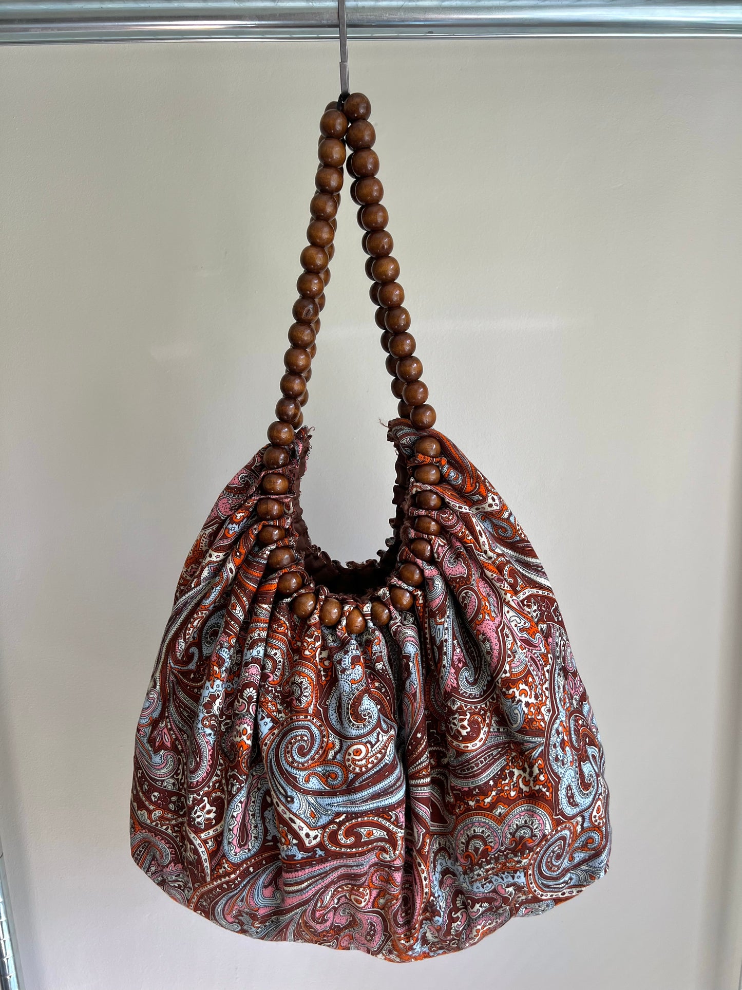 Paisley Beaded Shoulder Bag
