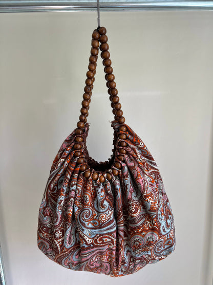 Paisley Beaded Shoulder Bag