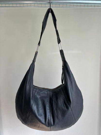 Black Tassel Hobo Shoulder Bag