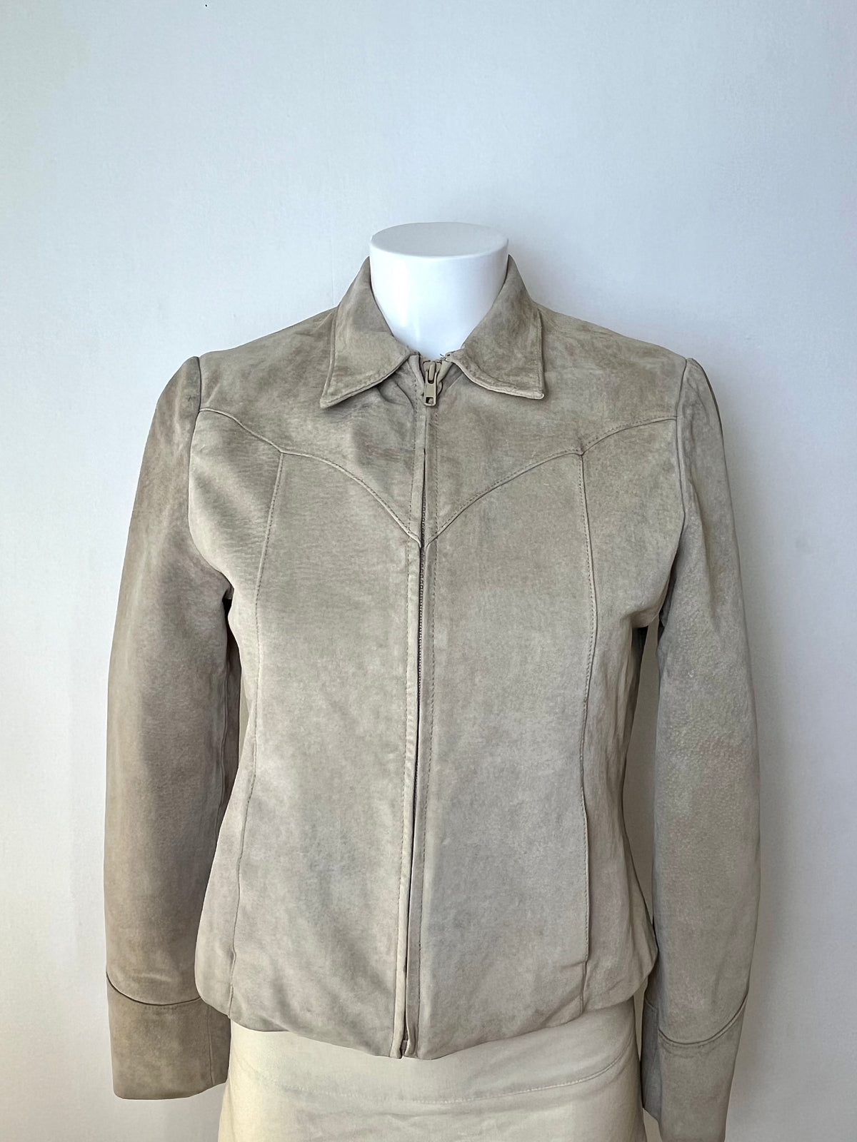 Beige Suede Jacket