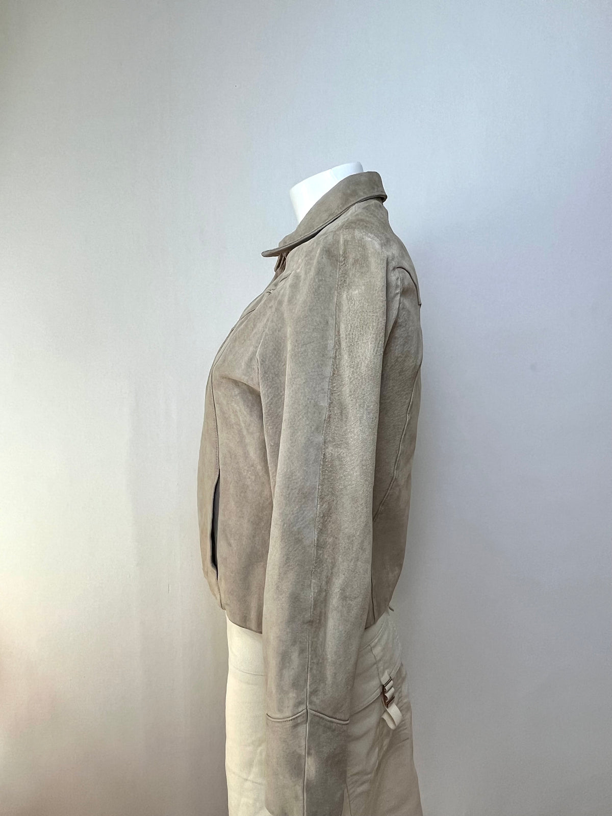 Beige Suede Jacket
