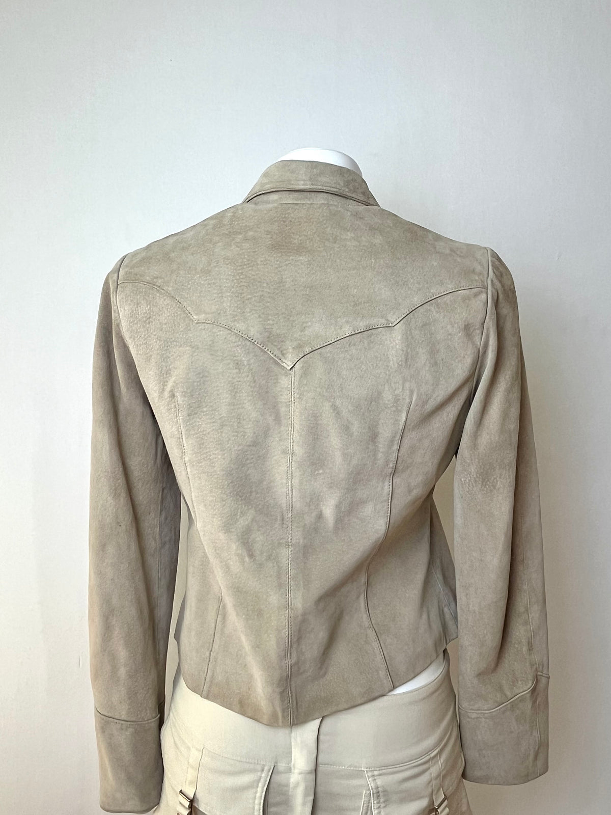 Beige Suede Jacket
