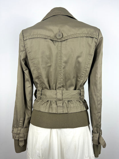 Khaki Belted Utility Jacket