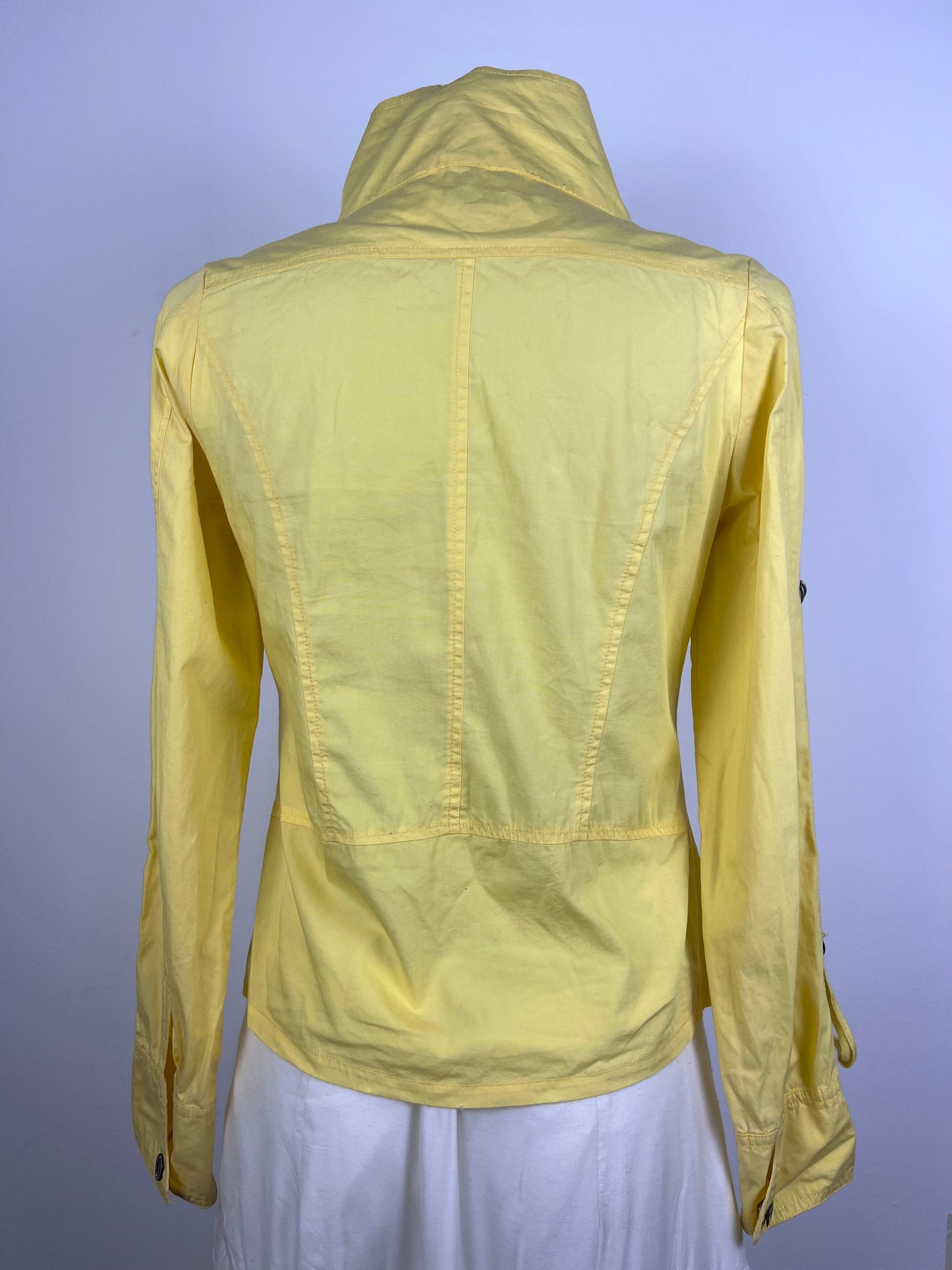 Yellow Multi-Pocket Jacket