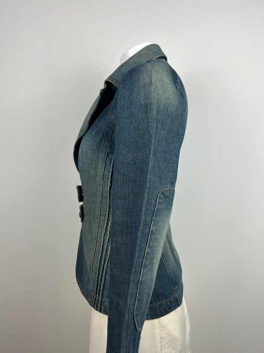 Blue Denim Blazer Jacket