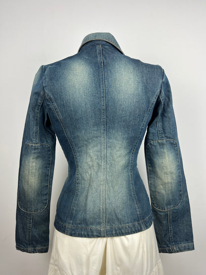 Blue Denim Blazer Jacket