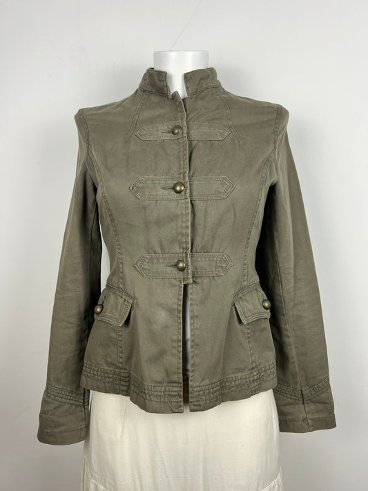 Khaki Military Style Jacket
