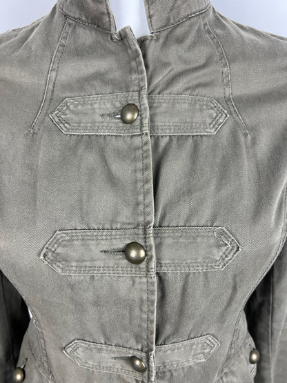 Khaki Military Style Jacket