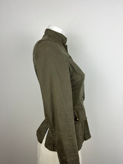 Khaki Military Style Jacket