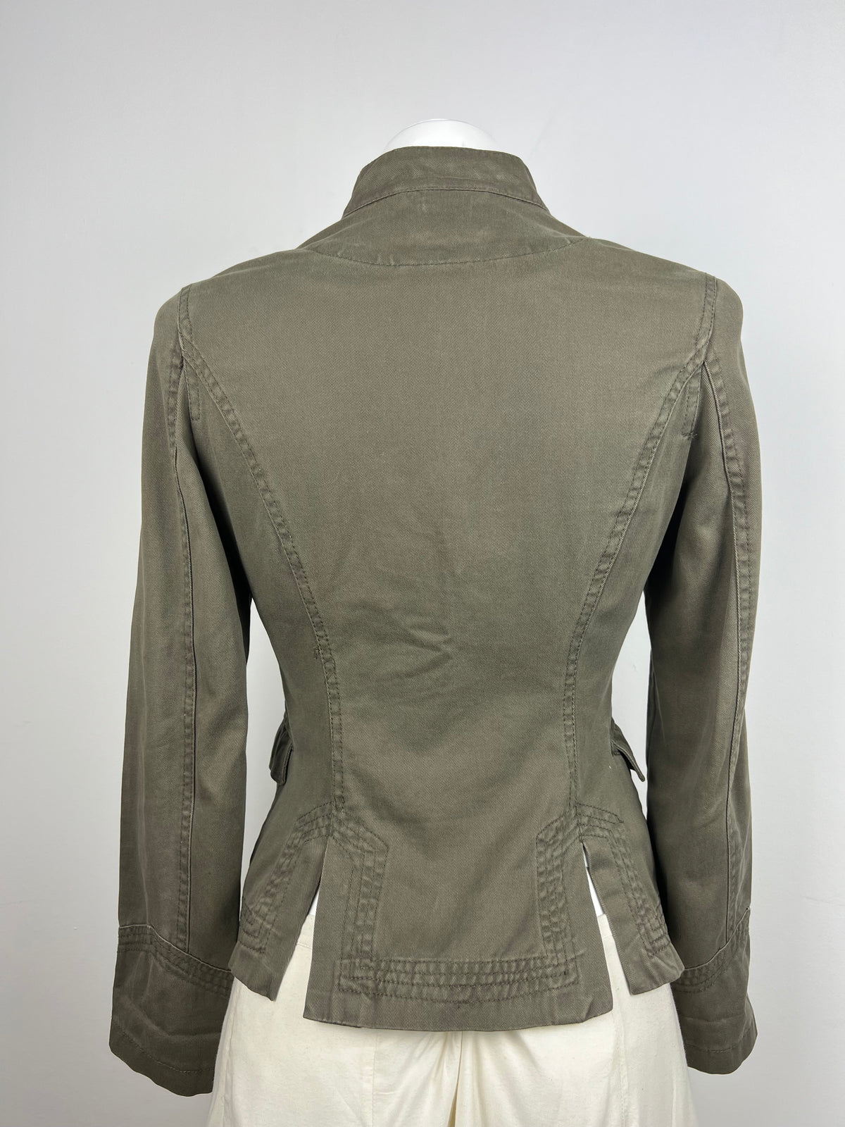 Khaki Military Style Jacket