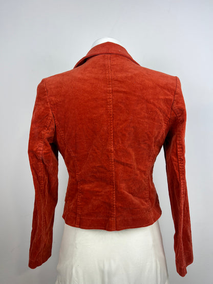 Rust Corduroy Blazer